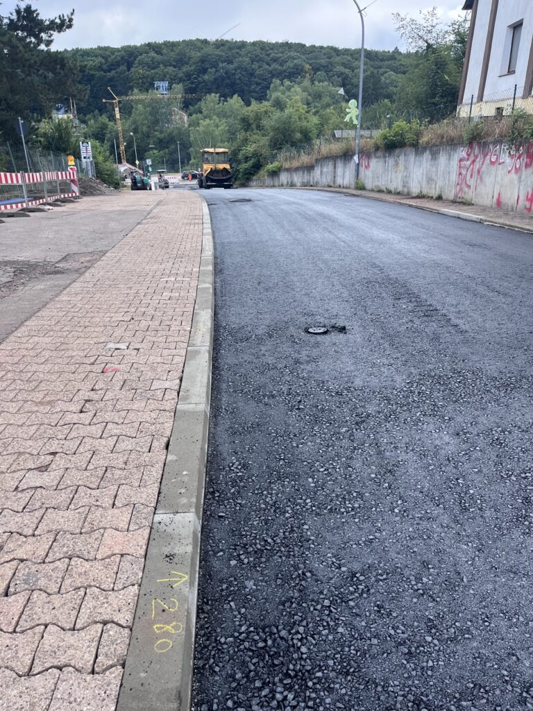 Tiefbau bei der Referenz Friedrichstraße, Heiligenwald